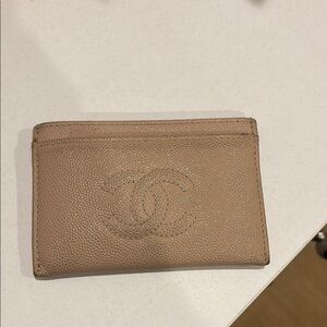 Chanel light pink Card Holder